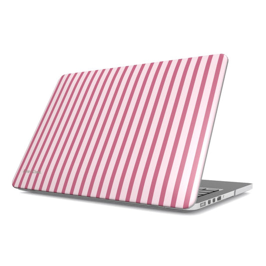 Pink Stripes MacBook Case