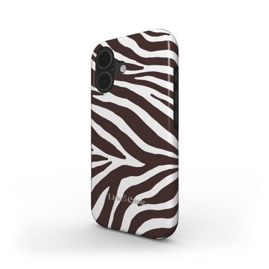 Brown Zebra Tough Phone Case