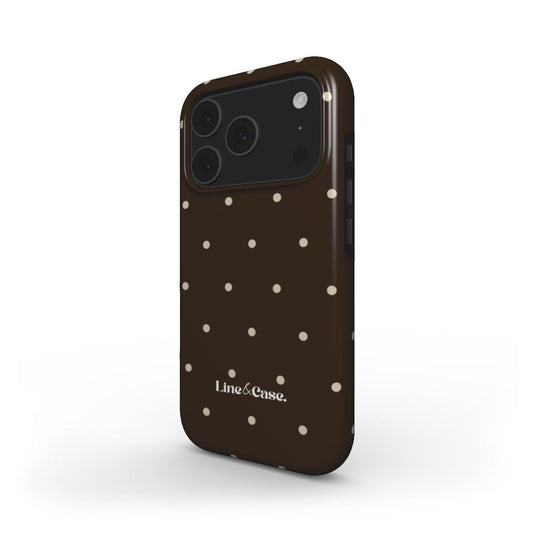 Brown Small Spots Tough Phone Case