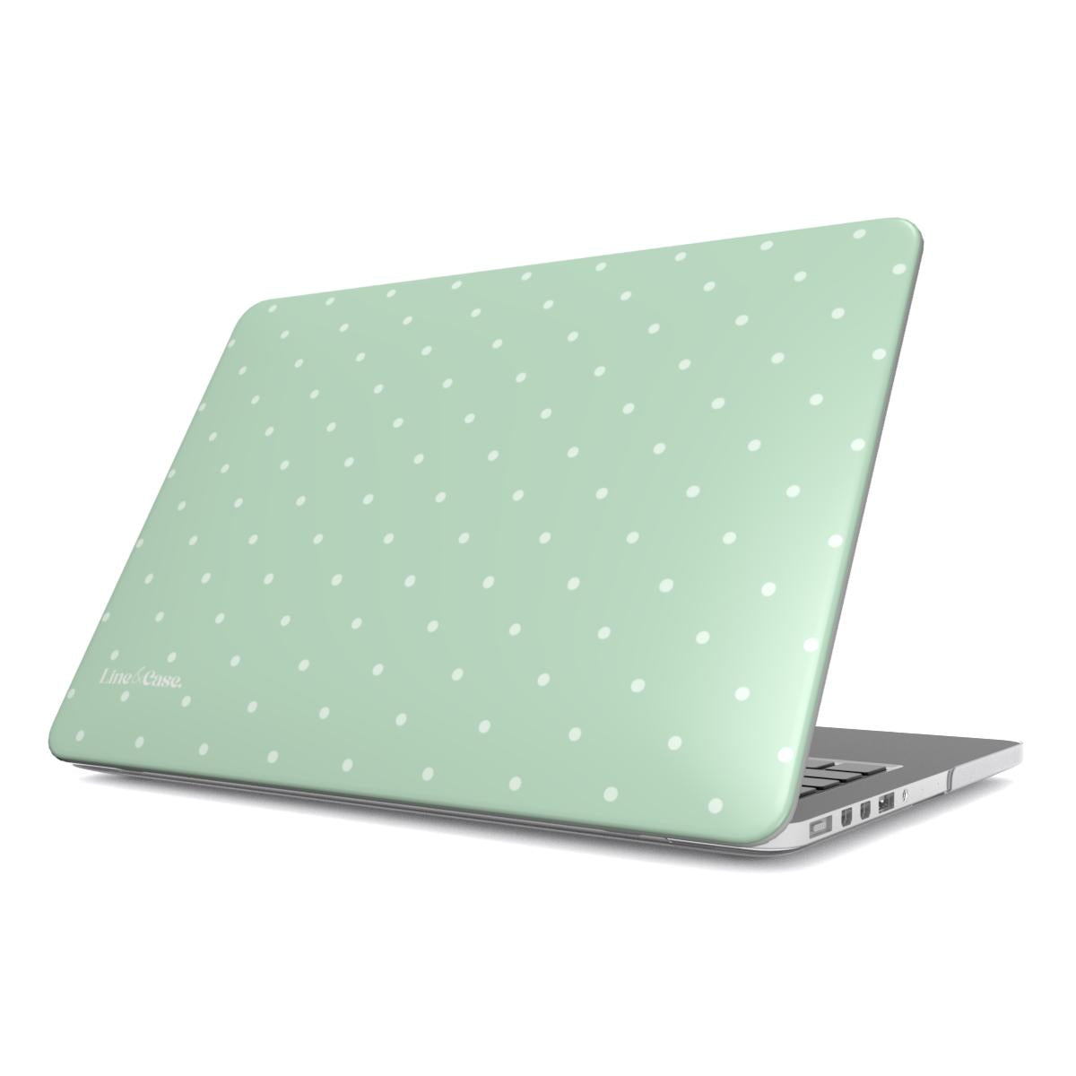 Matcha Green Small Spots MacBook Case