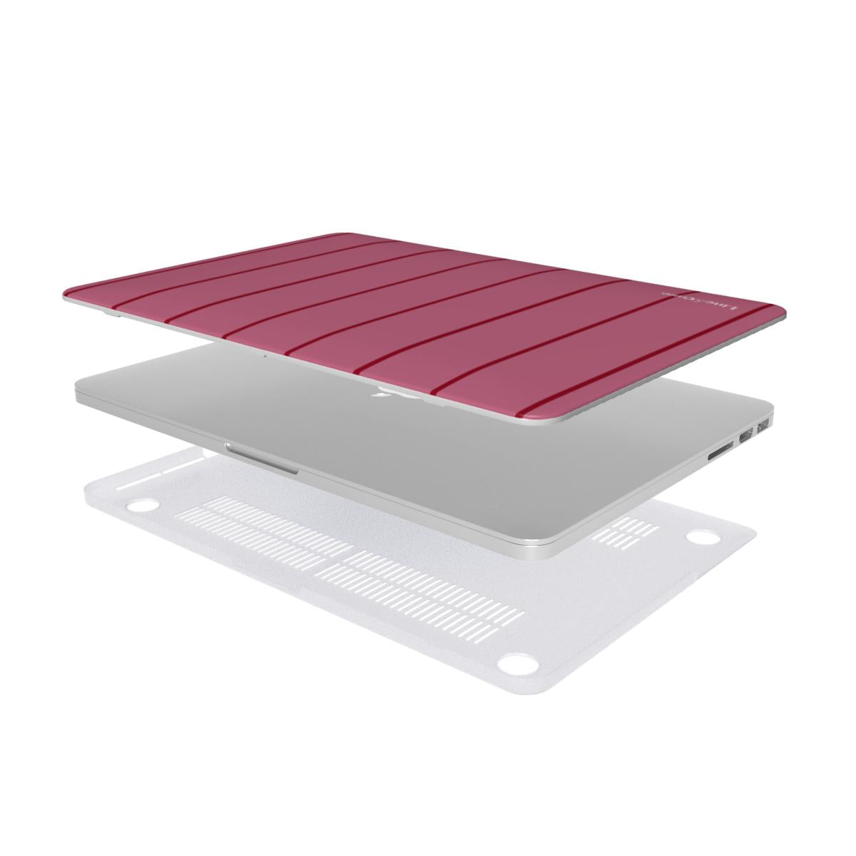 Strawberry Small Stripes MacBook Case