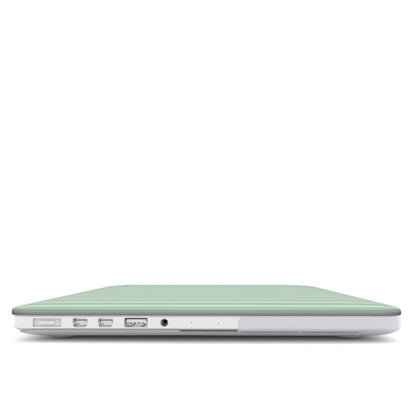 Matcha Green Stripes MacBook Case