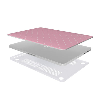 Pink Sorbet Small Spots MacBook Case