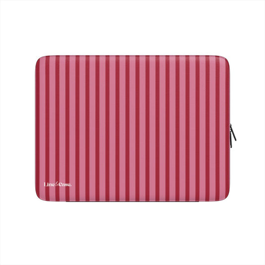 Strawberry Stripes Premium Laptop Sleeve