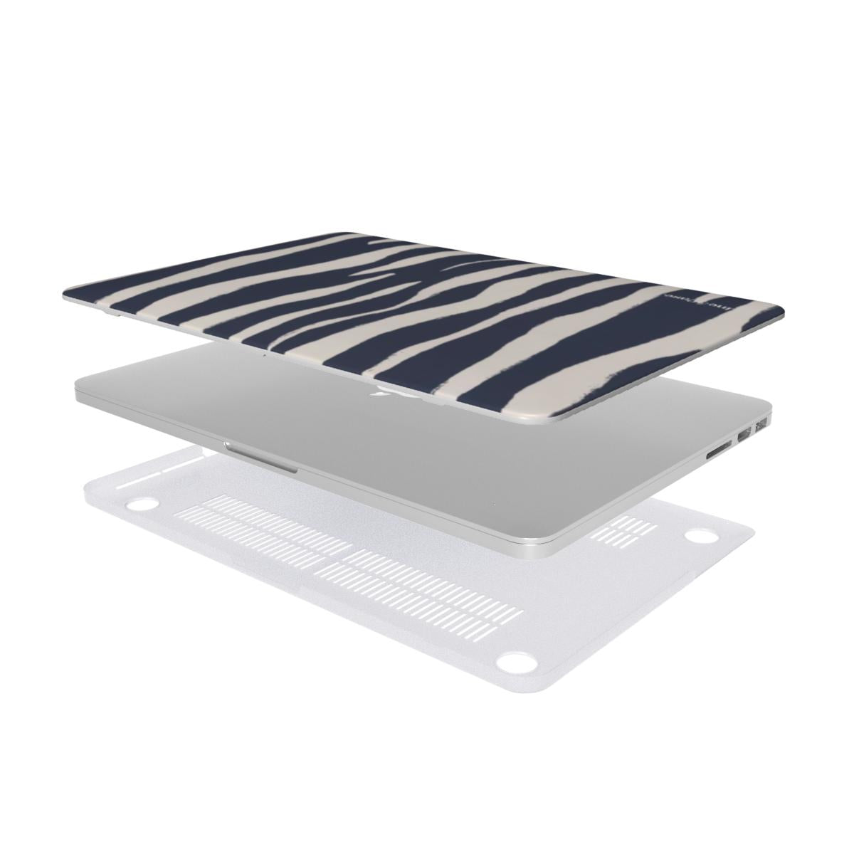 Blue Waves Print MacBook Case