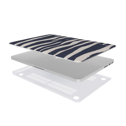 Blue Waves Print MacBook Case