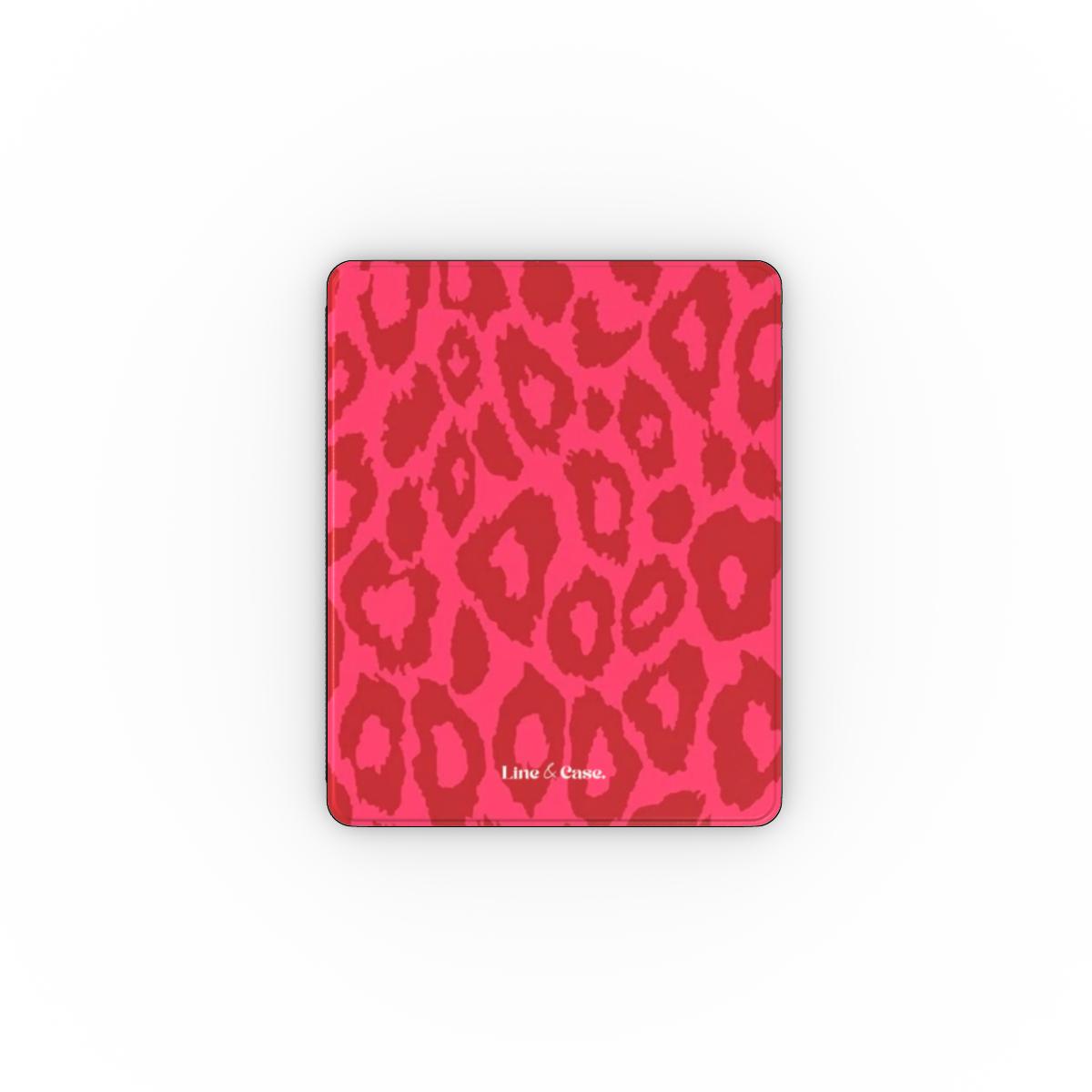Neon Red Cheetah iPad Case