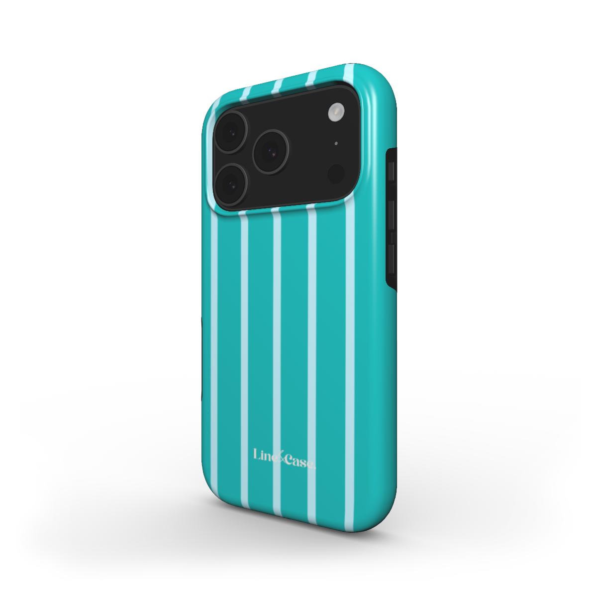 Aquamarine Small Stripes