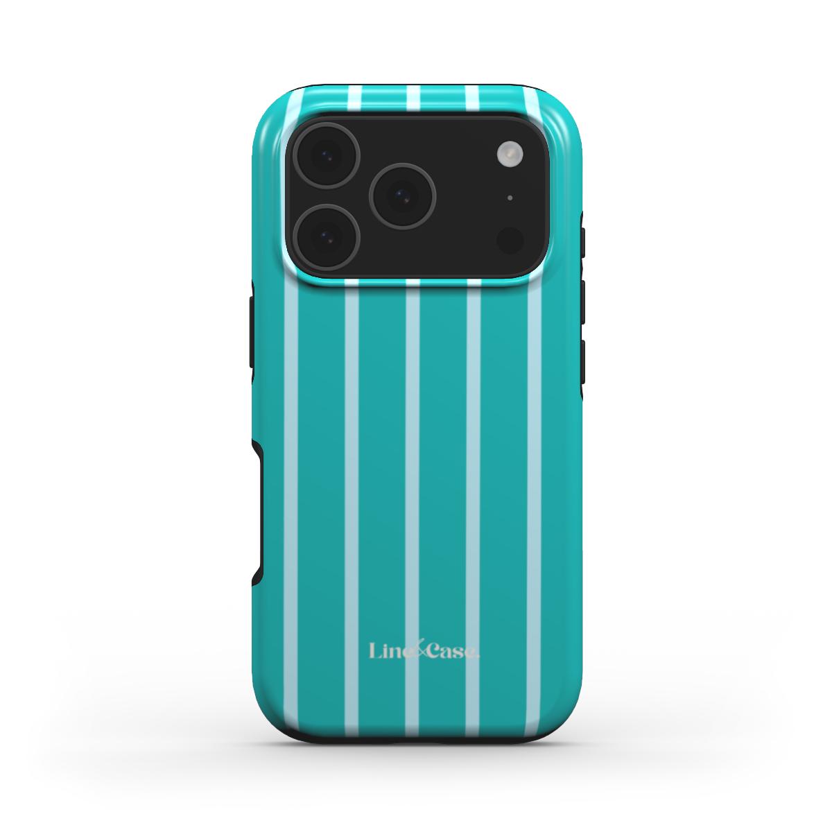 Aquamarine Small Stripes
