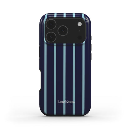 Dark & Light Blue Small Stripes