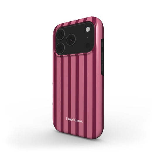 Reverse Dark Pink Stripes