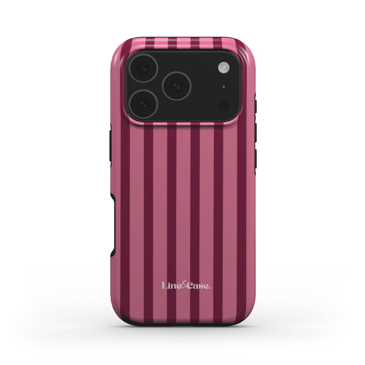 Reverse Dark Pink Stripes