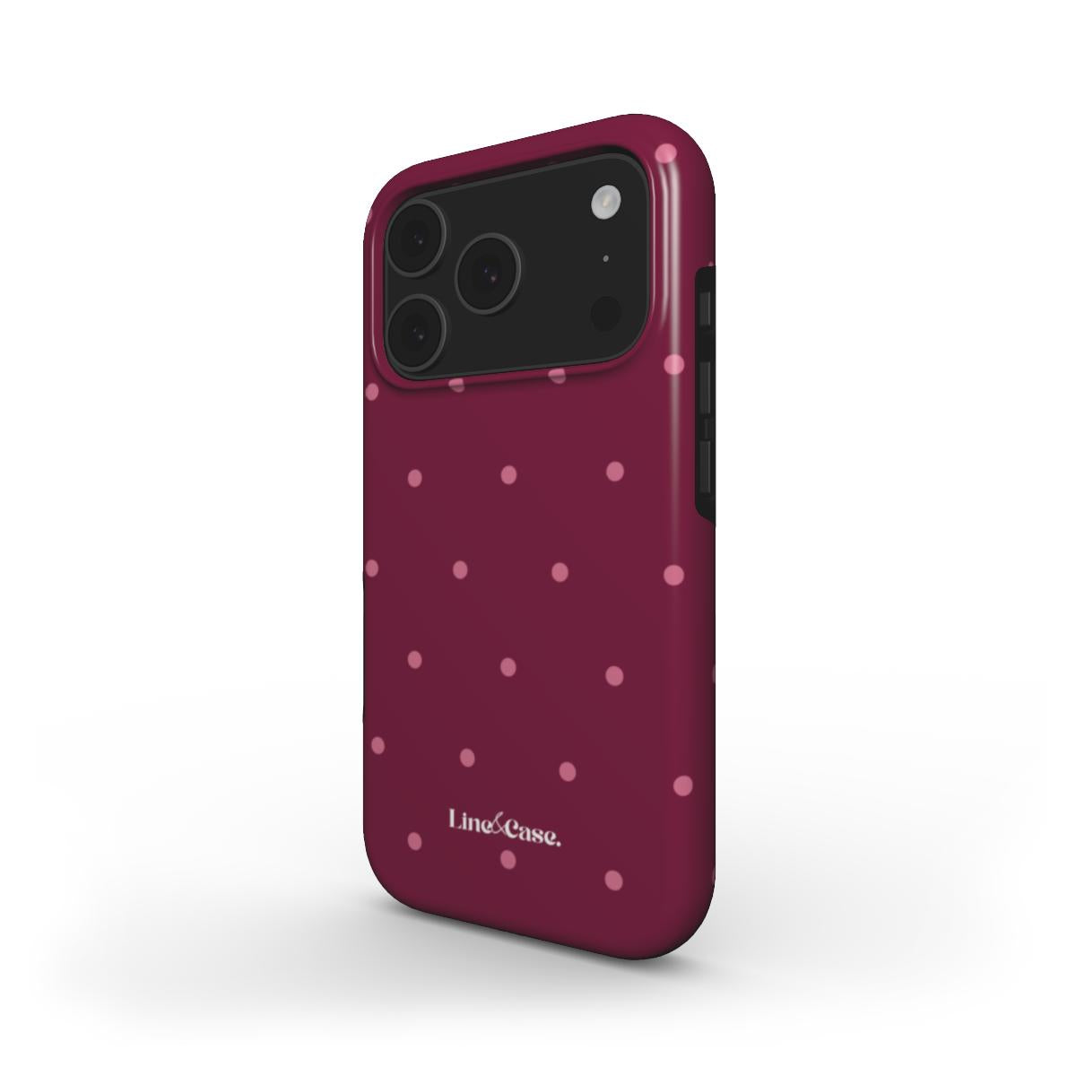 Reverse Deep & Light Pink Small Spots