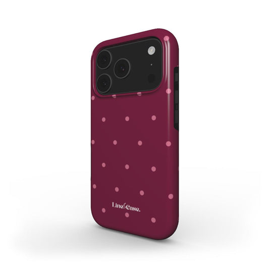 Reverse Deep & Light Pink Small Spots