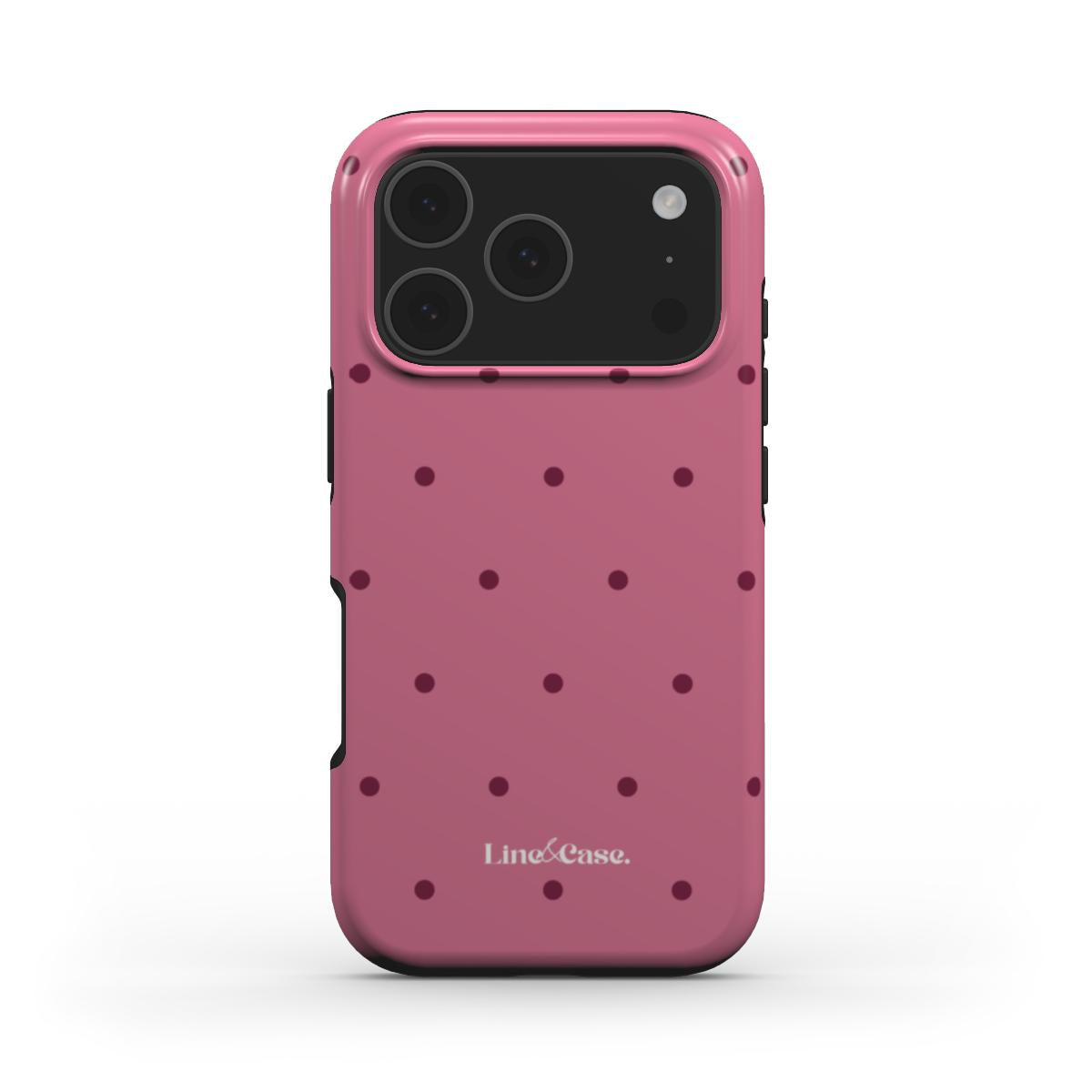 Deep & Light Pink Small Spots