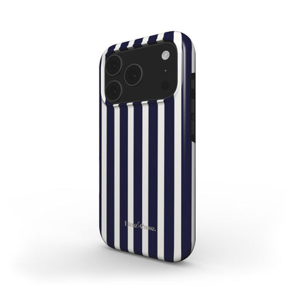 Linen and Blue Stripes