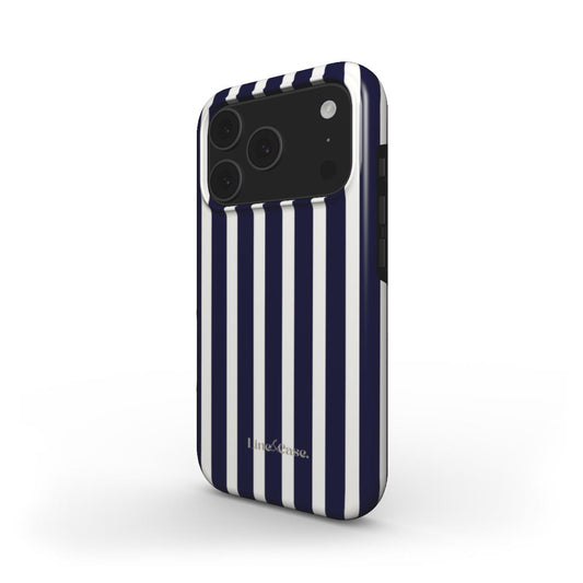 Linen and Blue Stripes