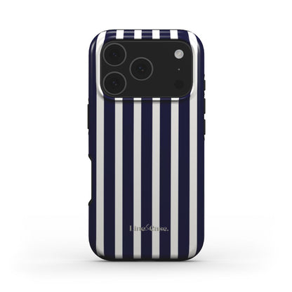 Linen and Blue Stripes