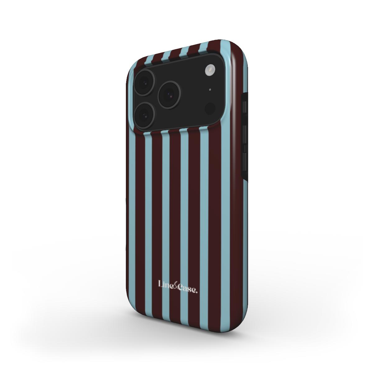 Brown & Blue Stripes