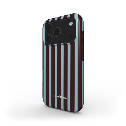 Brown & Blue Stripes