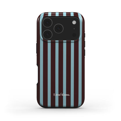 Brown & Blue Stripes