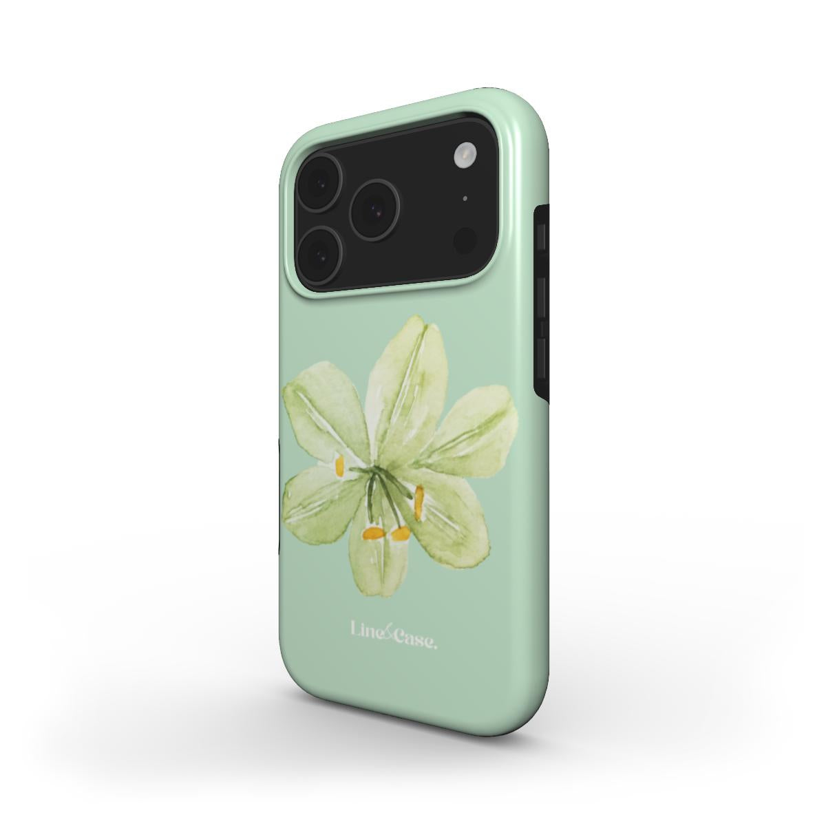 Tropical Flower in Green