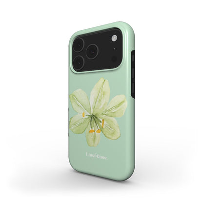 Tropical Flower in Green