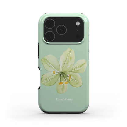 Tropical Flower in Green