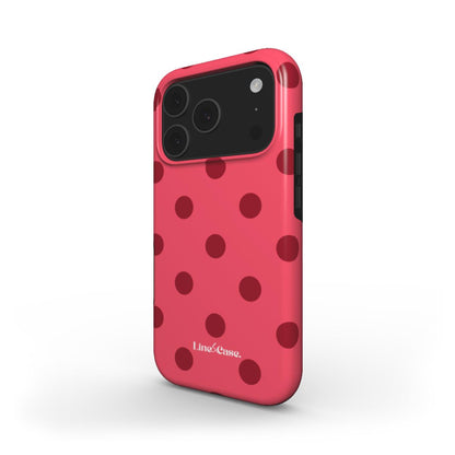 Vivid Pink & Red Spots