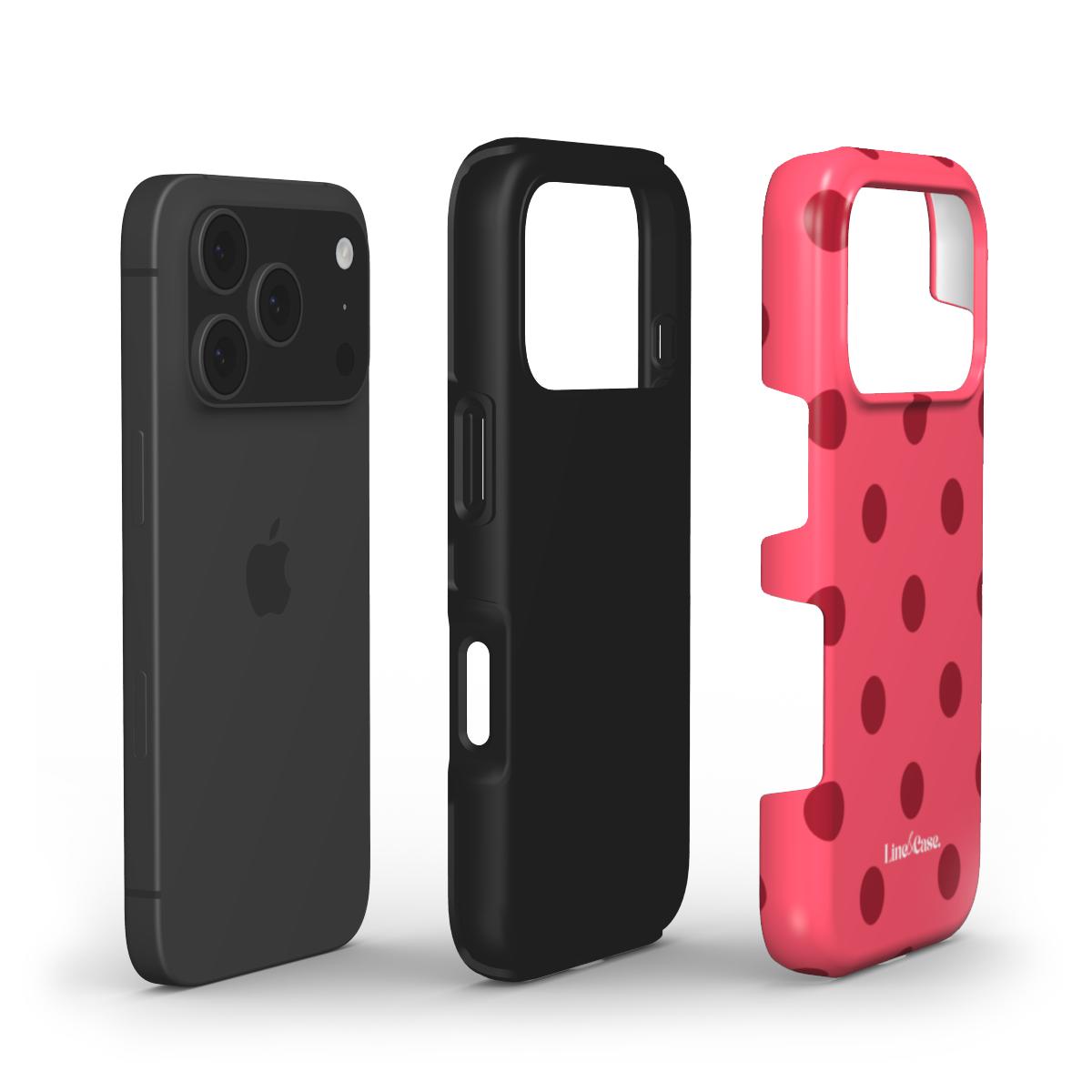 Vivid Pink & Red Spots