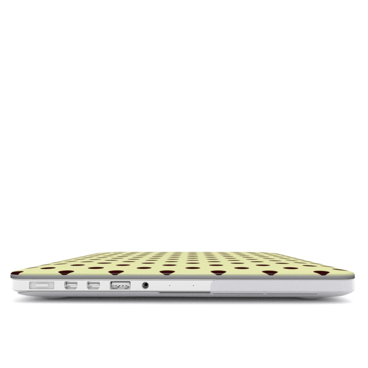 Yellow & Brown Spots MacBook Case