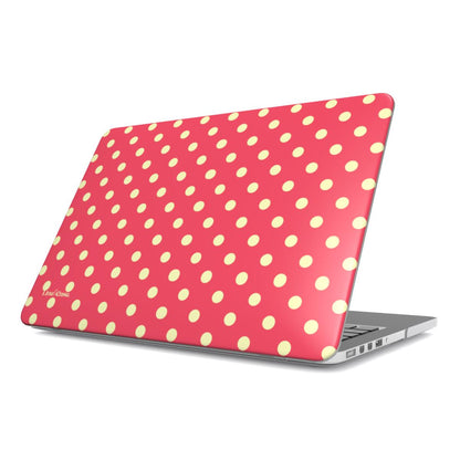 Vivid Pink & Yellow Spots MacBook Case