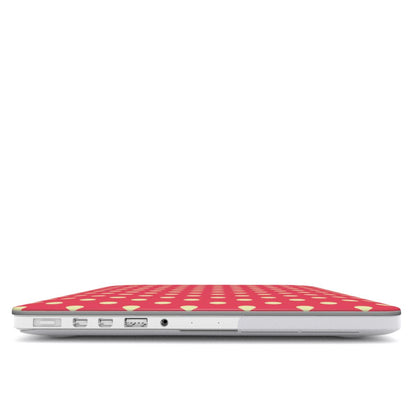 Vivid Pink & Yellow Spots MacBook Case