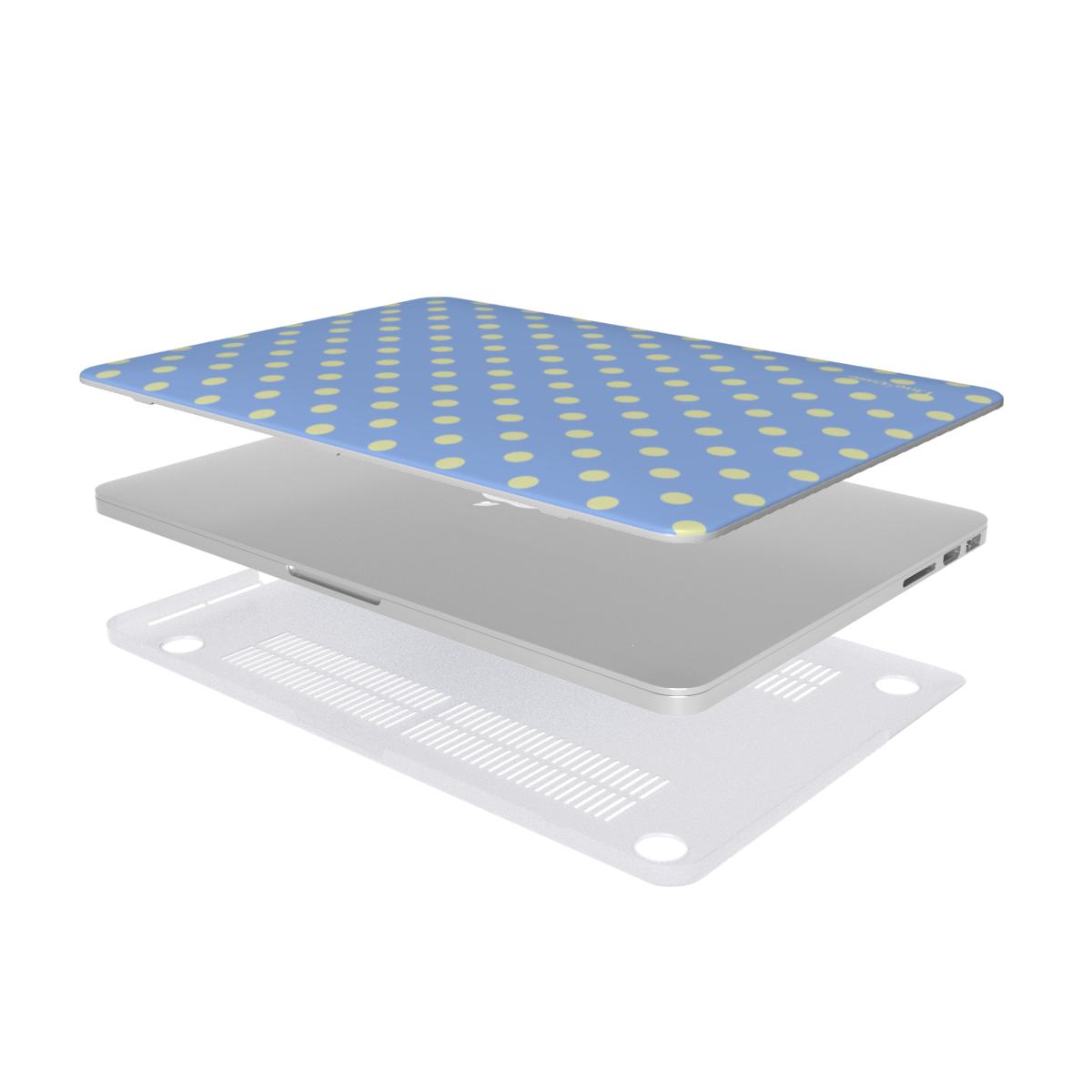 Blue & Yellow Spots MacBook Case