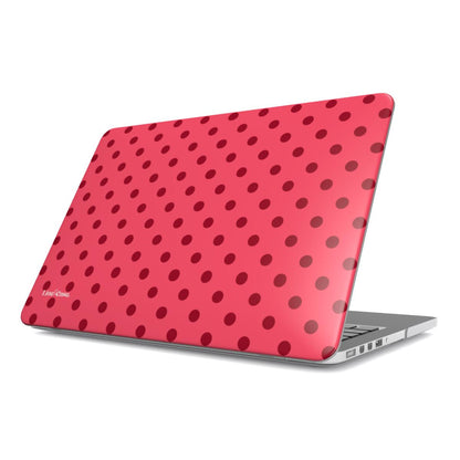 Vivid Pink Spots MacBook Case