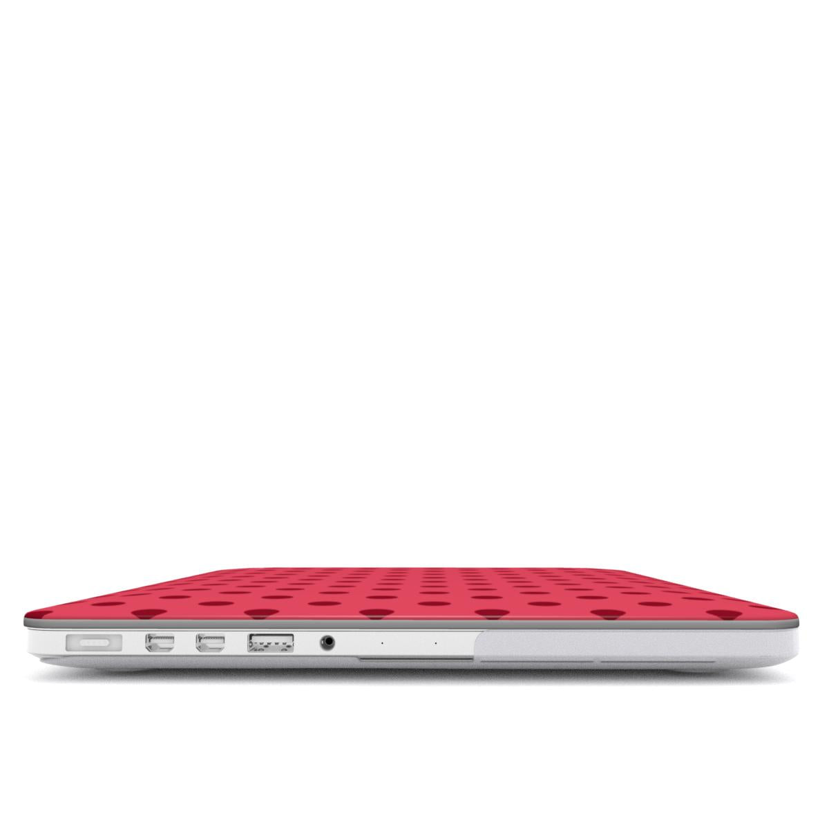 Vivid Pink Spots MacBook Case