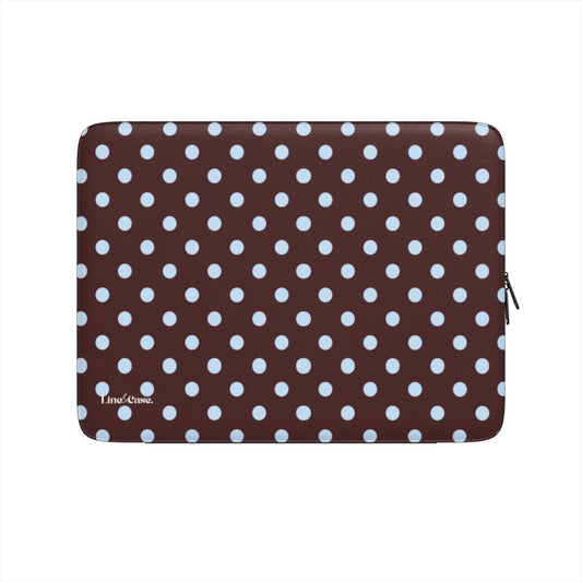 Brown & Yellow Spots Premium Laptop Sleeve