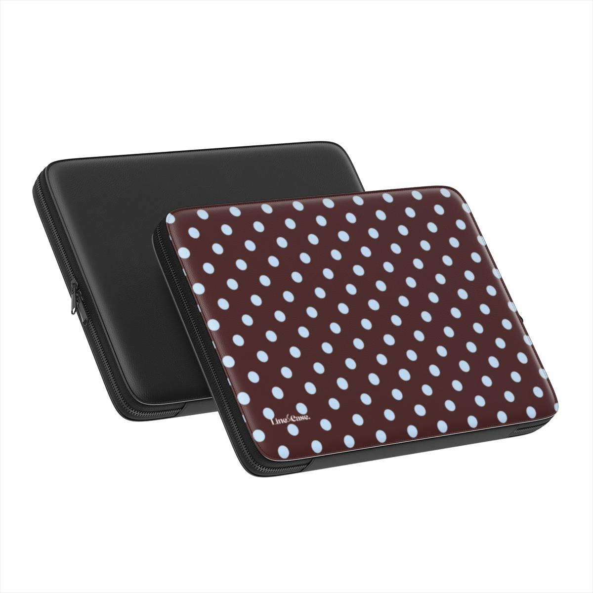 Brown & Yellow Spots Premium Laptop Sleeve